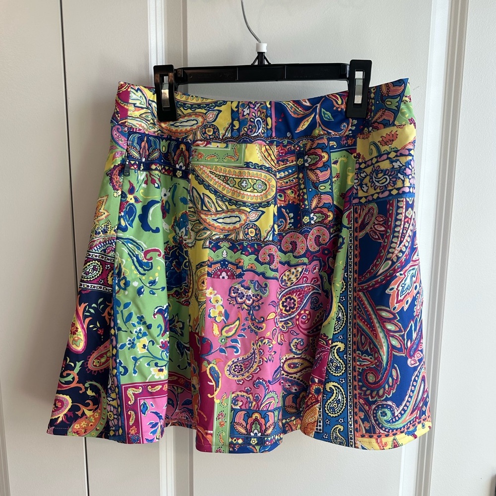 RLX Ralph Lauren Paisley Golf Skirt